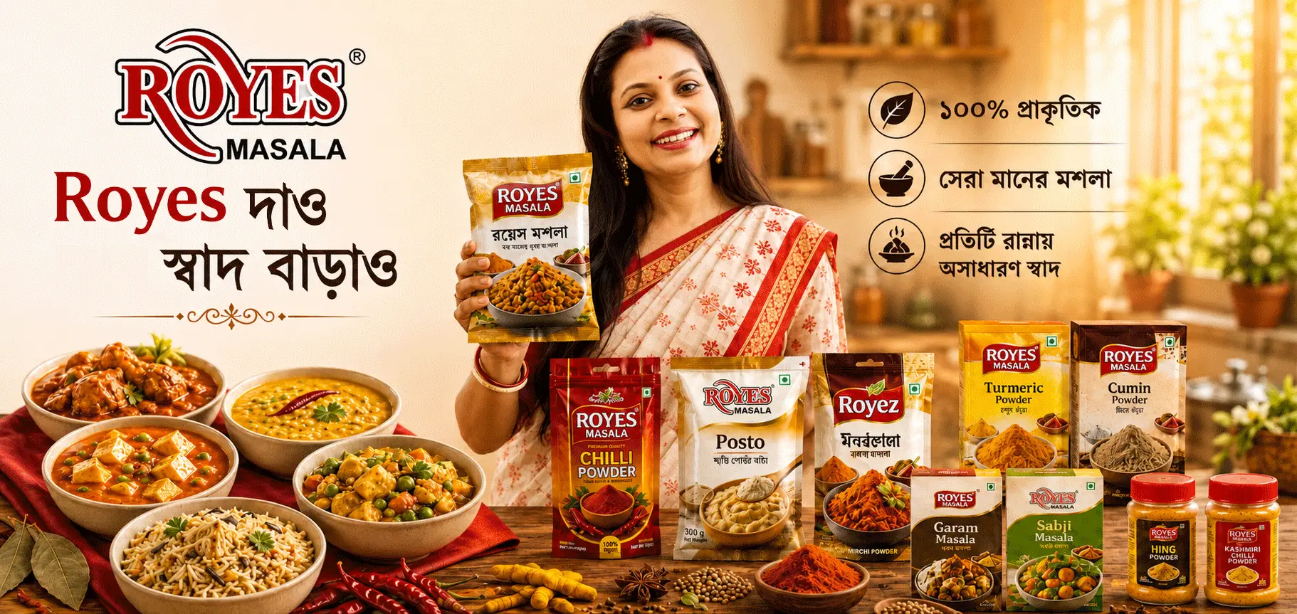 Royes Masala Banner 3